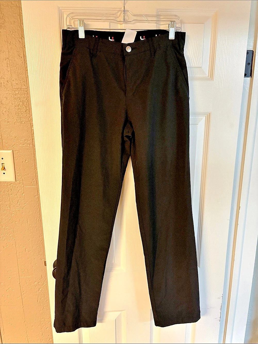 Men golf par 4 black pants size 30x32